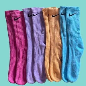 4 Pack Dyed Nike Socks